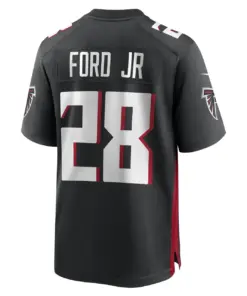 Mike Ford Atlanta Falcons Nike Game Player Jersey - Black - Image 4