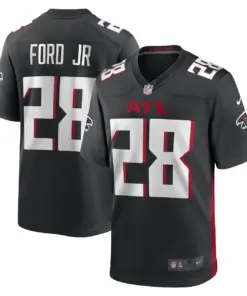 Mike Ford Atlanta Falcons Nike Game Player Jersey - Black - Image 2