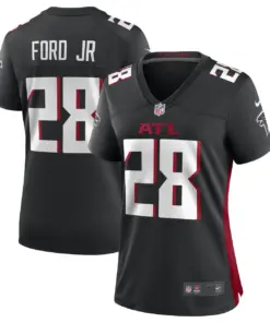 Mike Ford Atlanta Falcons Nike Women's Game Player Jersey - Black - Image 2