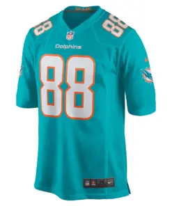 Mike Gesicki Miami Dolphins Nike Game Player Jersey - Aqua - Image 3