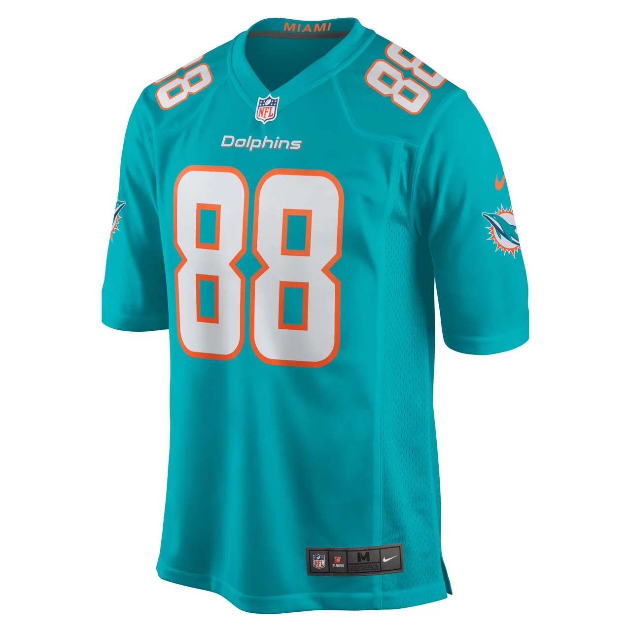 Mike Gesicki Miami Dolphins Nike Game Player Jersey - Aqua - Image 3