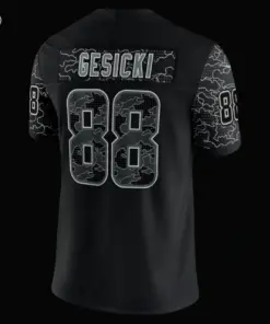Mike Gesicki Miami Dolphins Nike RFLCTV Limited Jersey - Black - Image 7