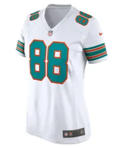 Mike Gesicki Miami Dolphins Nike Women's Alternate Game Jersey - Aqua - Image 6