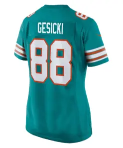 Mike Gesicki Miami Dolphins Nike Women's Alternate Game Jersey - Aqua - Image 4