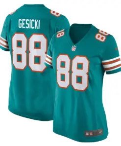 Mike Gesicki Miami Dolphins Nike Women's Alternate Game Jersey - White - Image 10