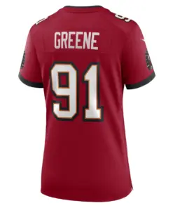 Mike Greene Tampa Bay Buccaneers Nike Women's Game Player Jersey - Red - Image 4