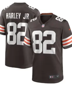 Alternative view of Mike Harley Jr. Cleveland Browns Nike Game Player Jersey - Brown