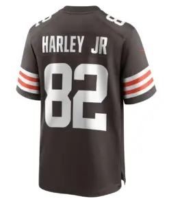 Mike Harley Jr. Cleveland Browns Nike Game Player Jersey - Brown - Image 4