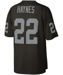 Mike Haynes Las Vegas Raiders Mitchell & Ness 1985 Legacy Replica Jersey - Black - Image 4