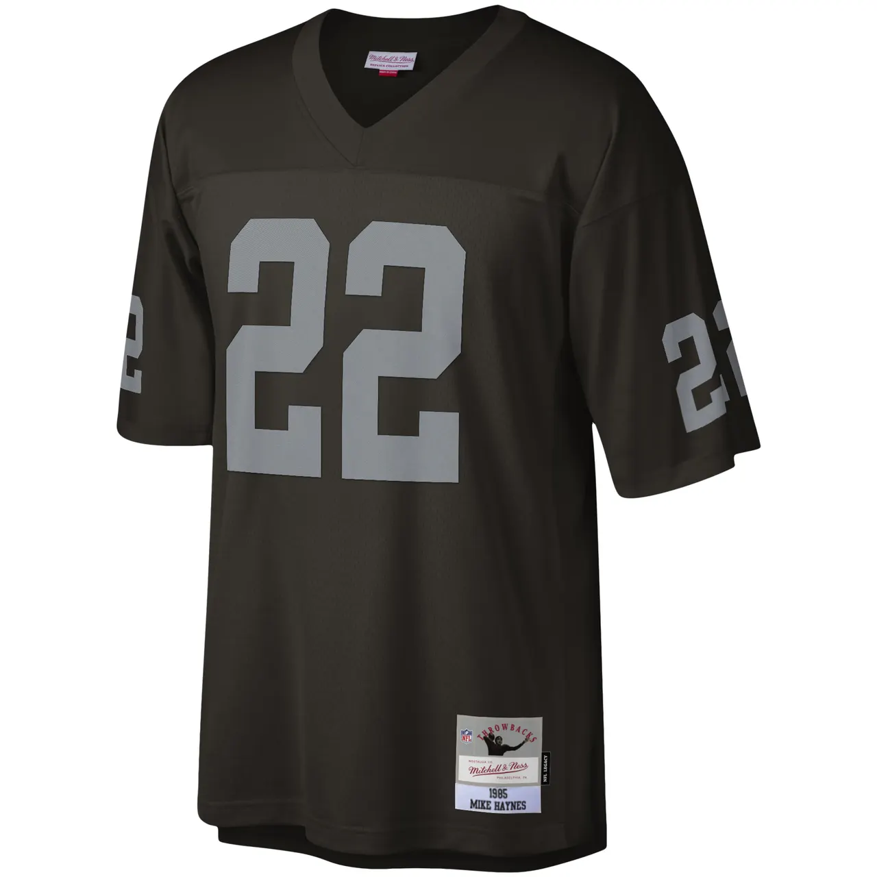 Mike Haynes Las Vegas Raiders Mitchell & Ness 1985 Legacy Replica Jersey - Black - Image 3