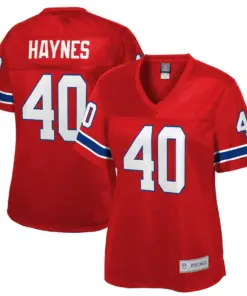 Mike Haynes New England Patriots NFL Pro Line Women's Retired Player Jersey - Red