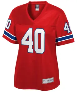Alternative view of Mike Haynes New England Patriots NFL Pro Line Women's Retired Player Jersey - Red