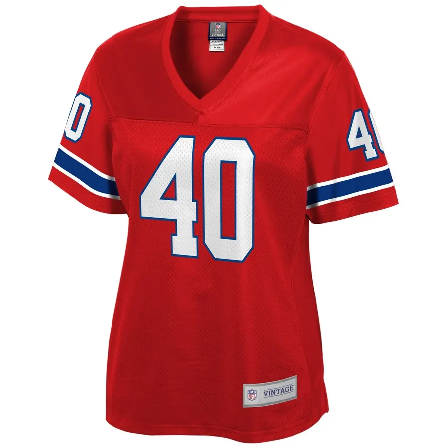 Mike Haynes New England Patriots NFL Pro Line Women's Retired Player Jersey - Red - Image 2