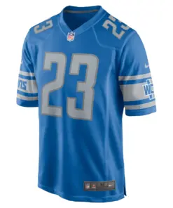 Mike Hughes Detroit Lions Nike Game Jersey - Royal Blue - Image 3