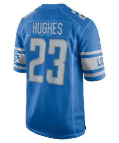 Mike Hughes Detroit Lions Nike Game Jersey - Royal Blue - Image 4