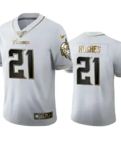 Mike Hughes Minnesota Vikings Nike 100th Season Golden Edition Jersey - White
