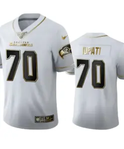 Mike Iupati Seattle Seahawks Nike 100th Season Golden Edition Jersey - White