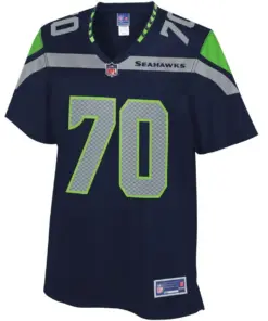 Mike Iupati Seattle Seahawks NFL Pro Line Women's Team Player Jersey - College Navy - Image 2