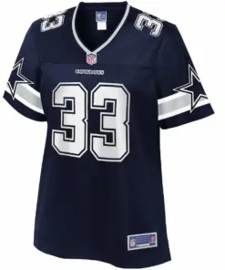 Alternative view of Mike Jackson Sr. Dallas Cowboys NFL Pro Line Women's Team Player Jersey - Navy