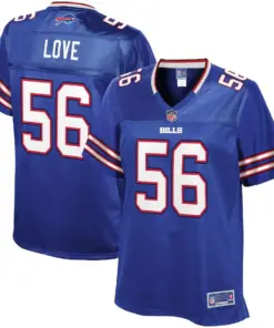 Mike Love Buffalo Bills NFL Pro Line Women's Player Jersey - Royal Blue