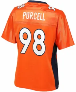 Mike Purcell Denver Broncos NFL Pro Line Women's Team Player Jersey - Orange - Image 3
