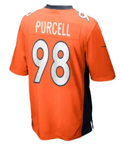 Mike Purcell Denver Broncos Nike Game Jersey - Orange - Image 4