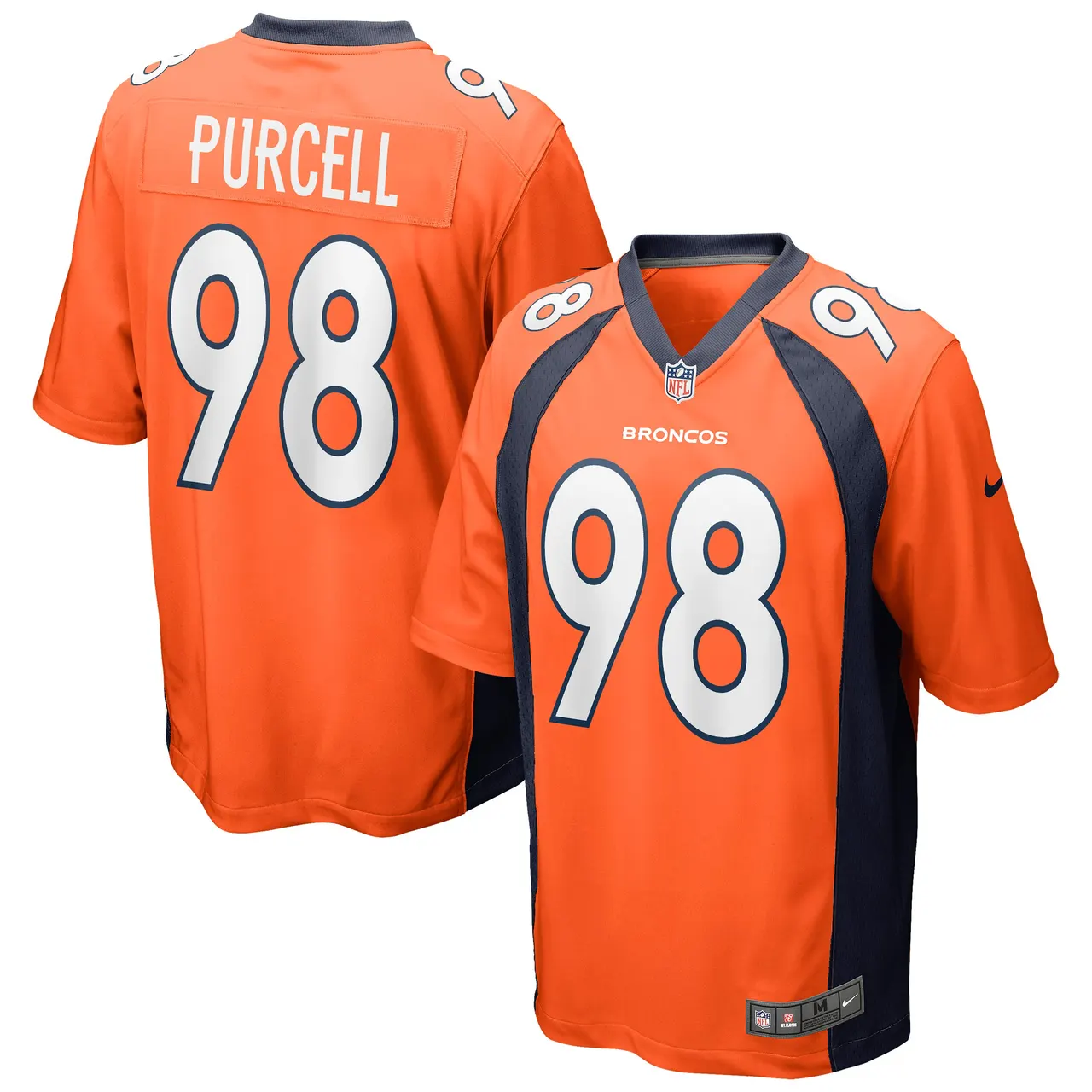 Mike Purcell Denver Broncos Nike Game Jersey - Orange - Image 2