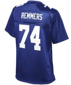 Mike Remmers New York Giants NFL Pro Line Women's Team Player Jersey - Royal Blue - Image 3