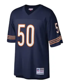 Mike Singletary Chicago Bears Mitchell & Ness Retired Player Legacy Replica Jersey - Navy - Image 3
