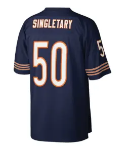 Mike Singletary Chicago Bears Mitchell & Ness Retired Player Legacy Replica Jersey - Navy - Image 4