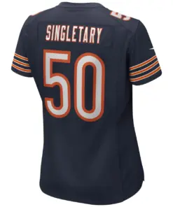 Mike Singletary Chicago Bears Nike Women's Game Retired Player Jersey - Navy - Image 4