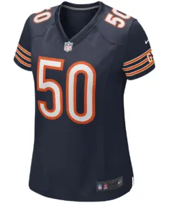 Mike Singletary Chicago Bears Nike Women's Game Retired Player Jersey - Navy - Image 3
