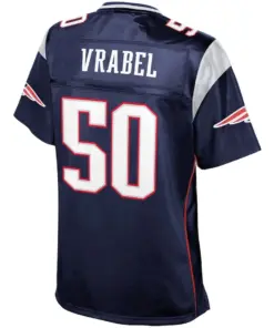 Mike Vrabel New England Patriots NFL Pro Line Women's Retired Player Jersey - Navy - Image 3