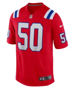Mike Vrabel New England Patriots Nike Alternate Retired Player Game Jersey - Red - Image 3