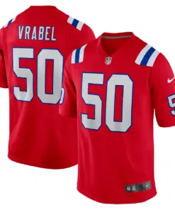 Mike Vrabel New England Patriots Nike Alternate Retired Player Game Jersey - Red