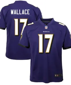 Mike Wallace Baltimore Ravens Nike Youth Game Jersey - Purple