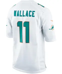 Mike Wallace Miami Dolphins Nike Game Jersey - White - Image 3