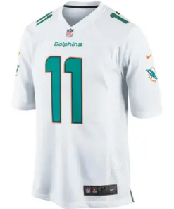 Mike Wallace Miami Dolphins Nike Game Jersey - White - Image 2