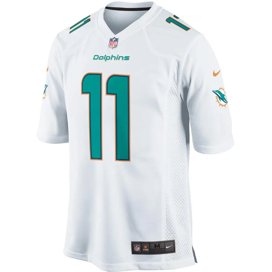 Mike Wallace Miami Dolphins Nike Game Jersey - White - Image 2