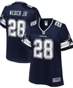 Mike Weber Jr. Dallas Cowboys NFL Pro Line Women's Player Jersey - Navy
