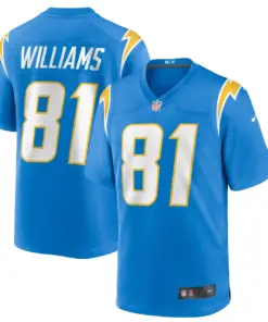 Mike Williams Los Angeles Chargers Nike Alternate Team Game Jersey - Navy - Image 14