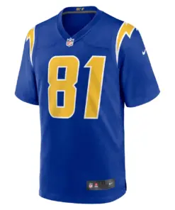 Mike Williams Los Angeles Chargers Nike Alternate Team Game Jersey - Navy - Image 9