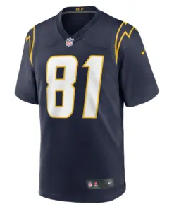 Mike Williams Los Angeles Chargers Nike Alternate Team Game Jersey - Navy - Image 3