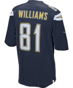 Mike Williams Los Angeles Chargers Nike Game Jersey - Navy - Image 3