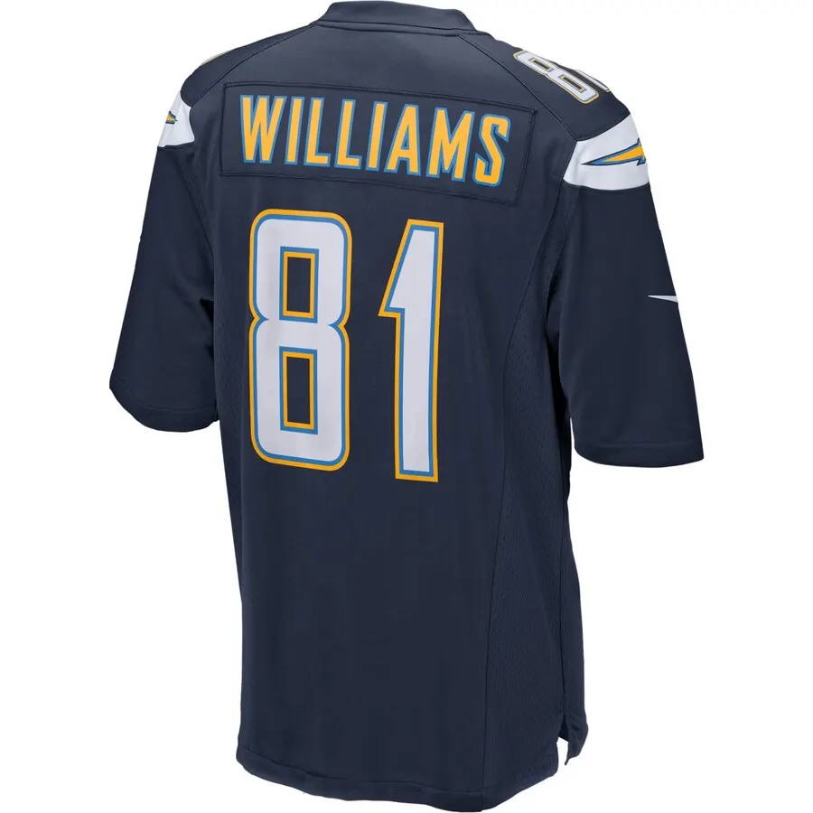 Mike Williams Los Angeles Chargers Nike Game Jersey - Navy - Image 3