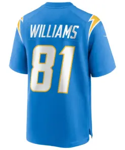 Mike Williams Los Angeles Chargers Nike Game Jersey - White - Image 7
