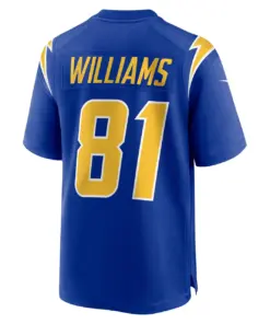 Mike Williams Los Angeles Chargers Nike Game Jersey - White - Image 13