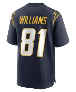 Mike Williams Los Angeles Chargers Nike Game Jersey - White - Image 10