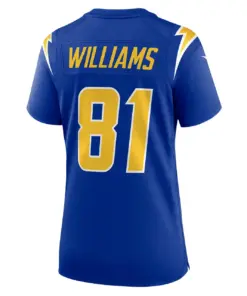 Mike Williams Los Angeles Chargers Nike Women's Alternate Team Game Jersey - Navy - Image 10