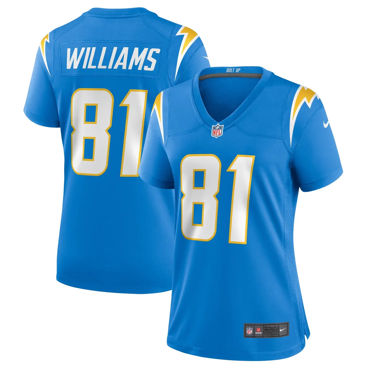Mike Williams Los Angeles Chargers Nike Women's Game Jersey - White - Image 5